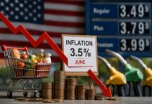 Energy Costs Drop, Temporarily Lowering US Inflation to 3.5% in June