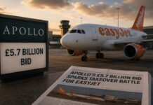 Apollo Launches £5.7 Billion Offer, Initiates easyJet Takeover Battle